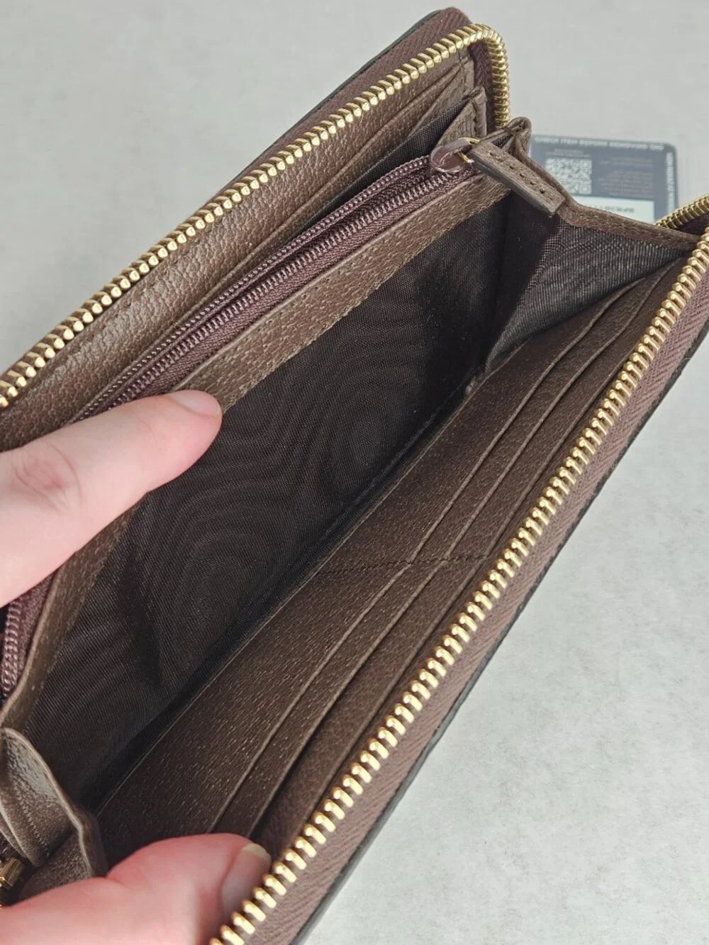 Gucci GG Supreme Canvas Ophidia Long Wallet Zippy Organizer - Picture 13 of 13